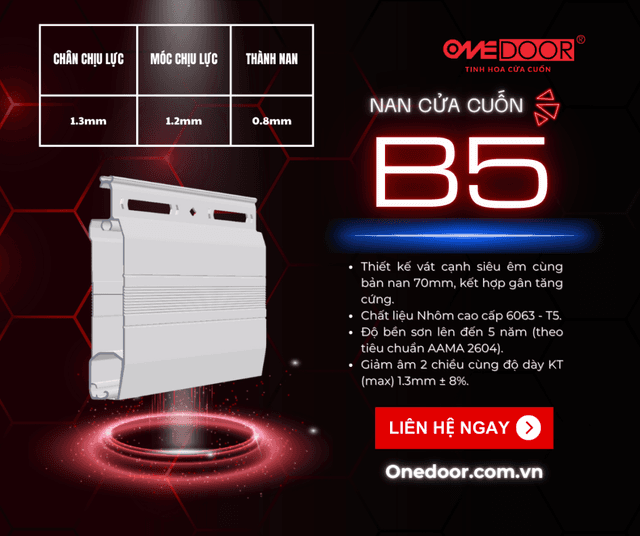 Nan cửa cuốn B5