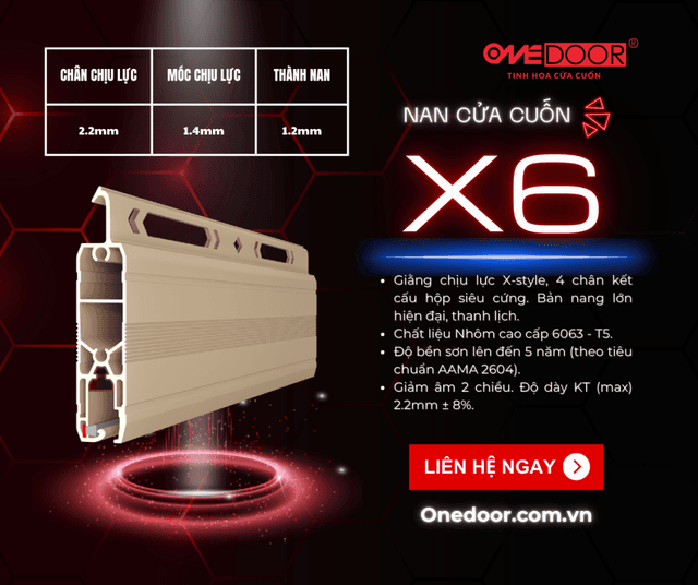 Nan cửa siêu cứng X6