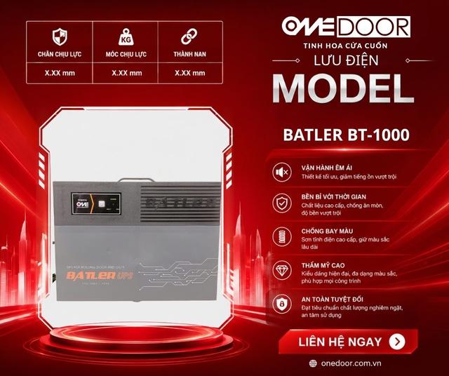BÌNH LƯU ĐIỆN BATLER BT.1000 DÙNG CHO MOTOR 800KG