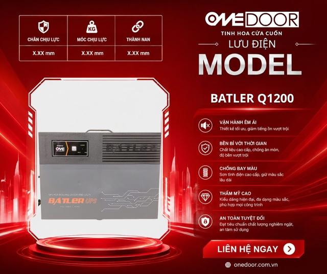 BÌNH LƯU ĐIỆN BATLER Q-1200 DÙNG CHO MOTOR 800KG