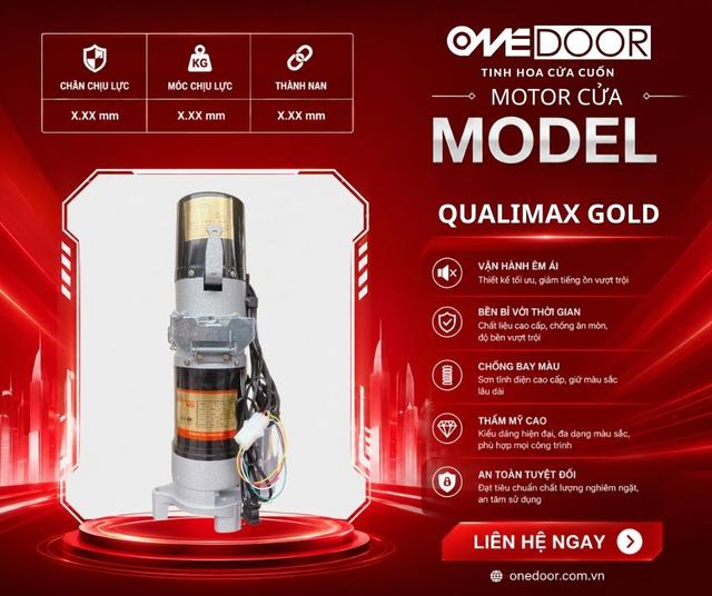 MOTOR CỬA CUỐN QUALIMAX GOLD CN ĐÀI LOAN – BẢO HÀNH 2 NĂM BỞI ONEDOOR