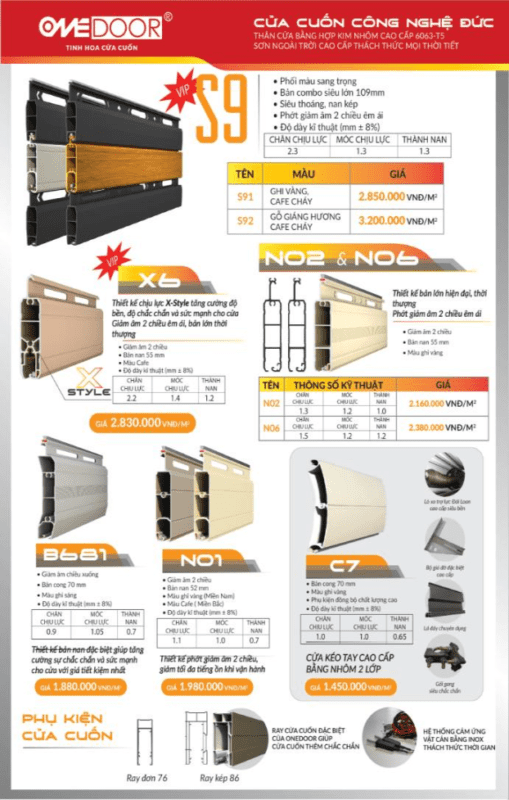 Báo giá cửa cuốn
