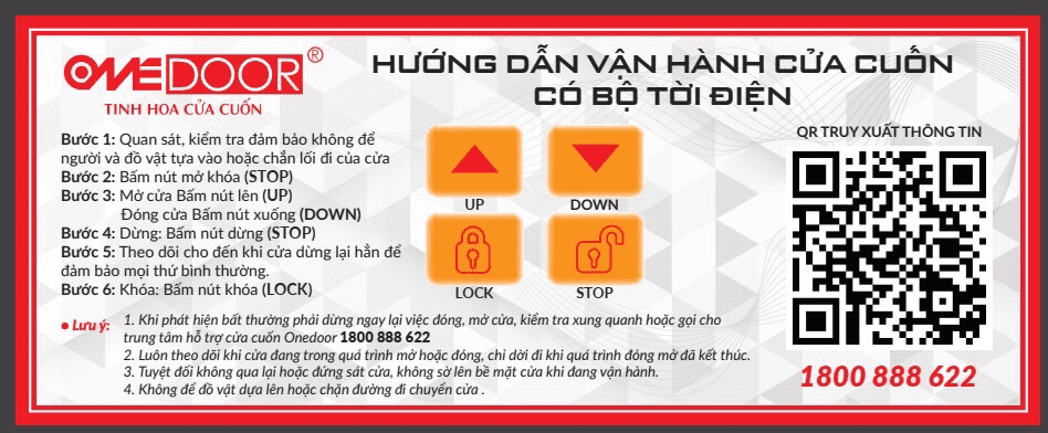 sửa chữa cửa cuốn chính hãng onedoor
