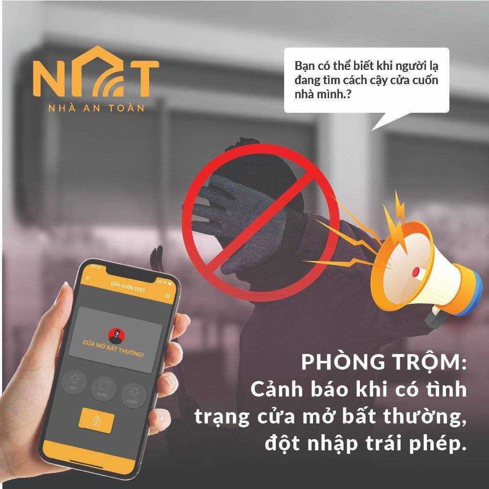 Cửa cuốn chống chộm, chống cháy an toàn