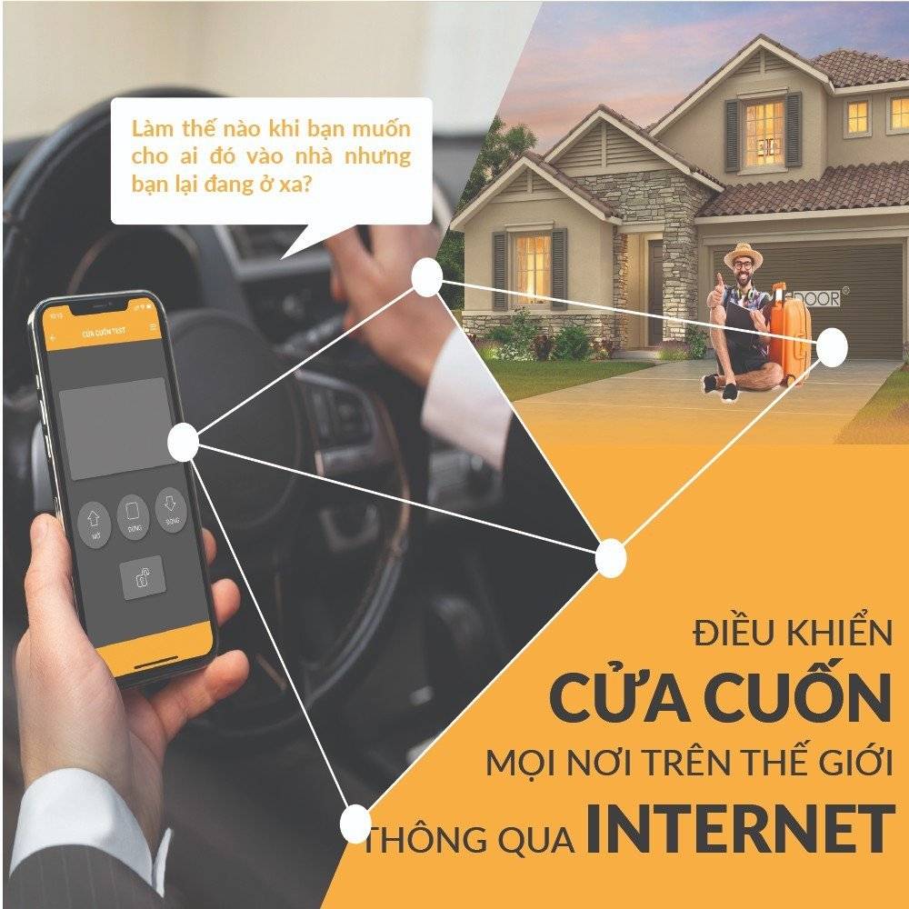 Hộp Điều Khiển Cửa Cuốn NAT Chống cháy an toàn