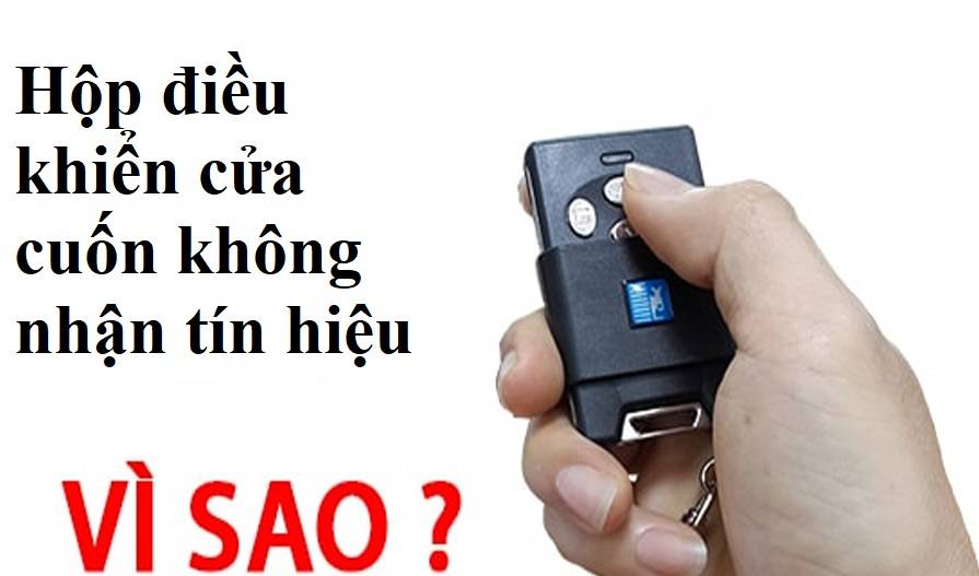 Hộp điều khiển cửa cuốn không nhận tín hiệu